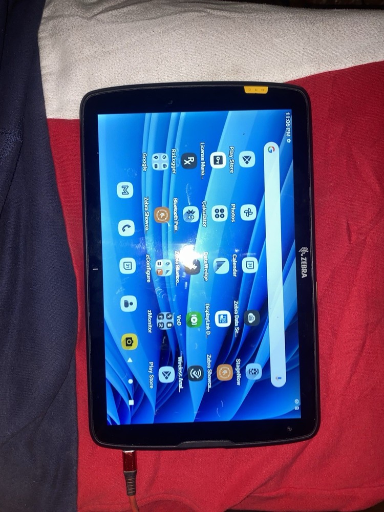 Zebra Android Tablet 64GB 10in Wi-Fi + 5G Black Touchscreen