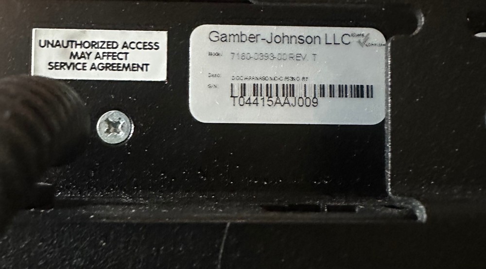 Gamber-Johnson Panasonic Toughbook CF-53 Docking Station