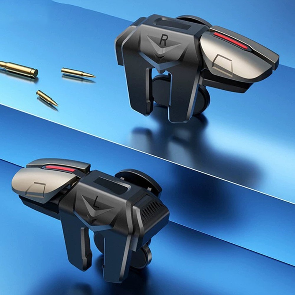 2 PCS Mobile Phone Game Controller Gamepad Joystick Fire Trigger Button For PUBG