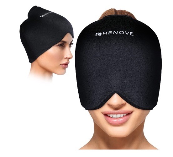 CHENOVE Migraine Ice Cap Headache Compression Cooling Ice hat Full Coverage