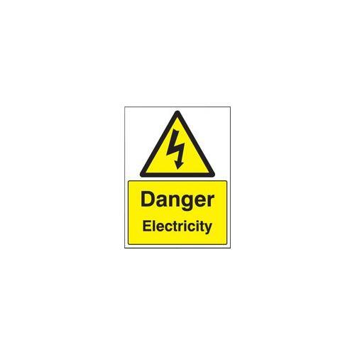 RT05946 Plastic Rigid Electricity Hazard Sign 14012E
