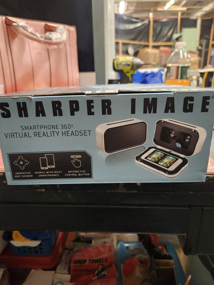 Sharper Image Smartphone 360 Degrees Virtual Reality Headset Transform Reality