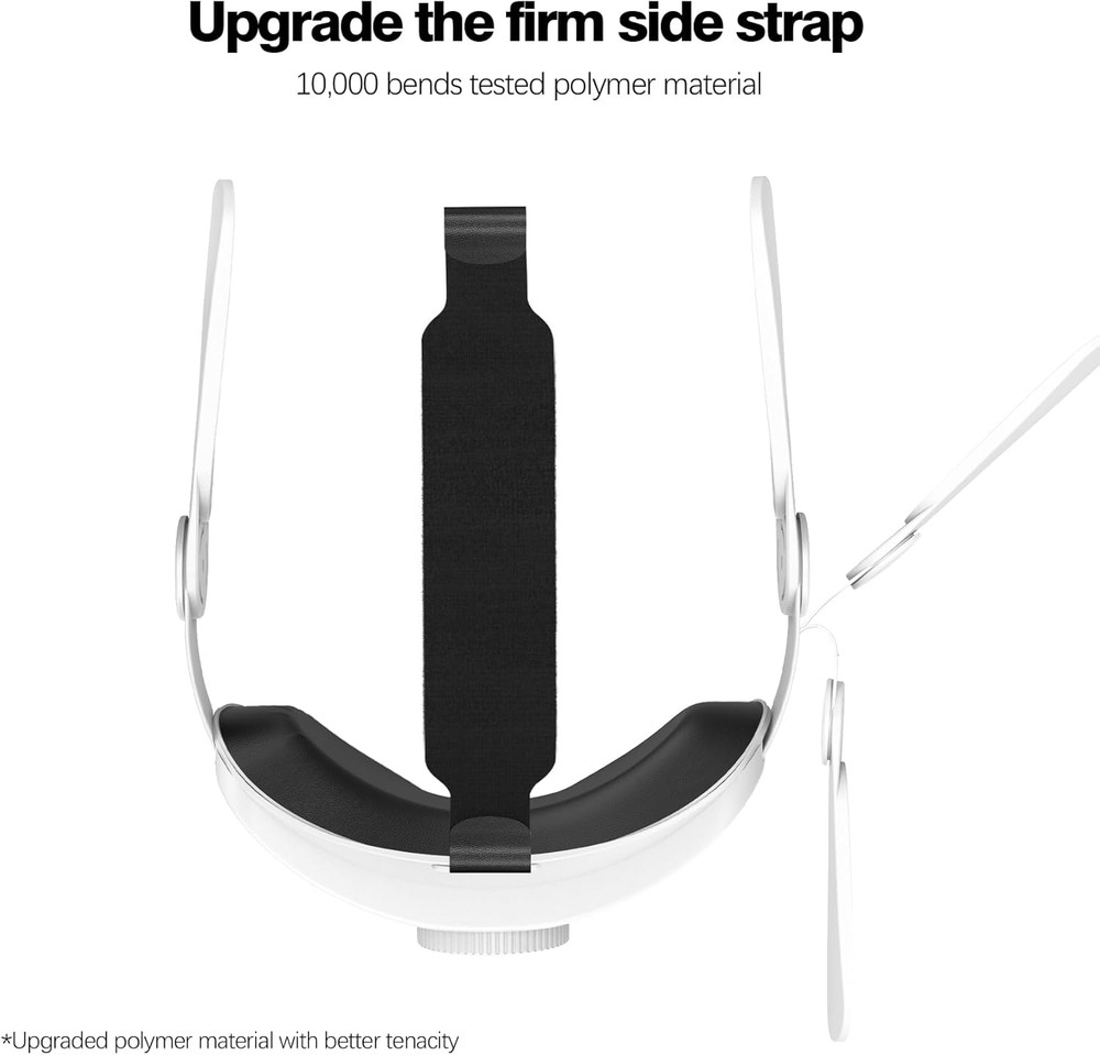 Head Strap Compatible with Oculus Quest 2,Meta Quest 2 Accessories Adjustable El