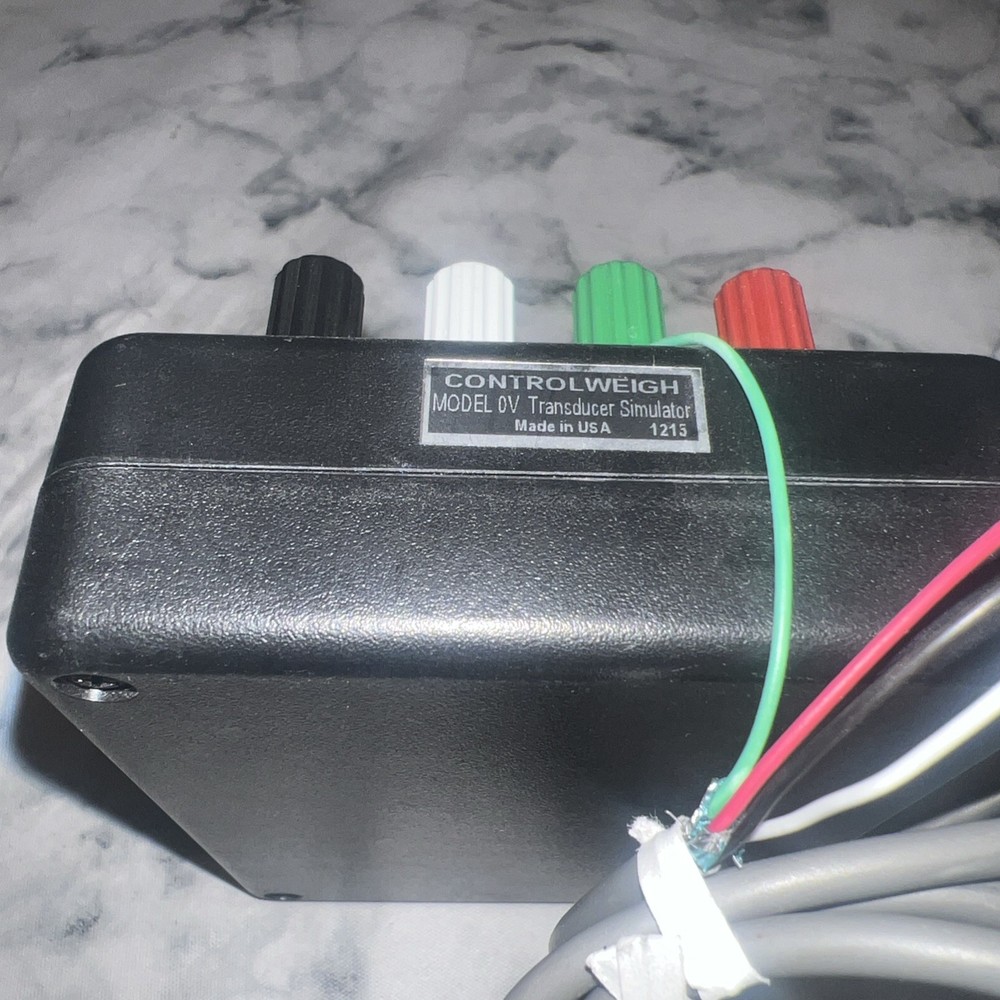 Control Weigh Model 0V Transducer Simulator