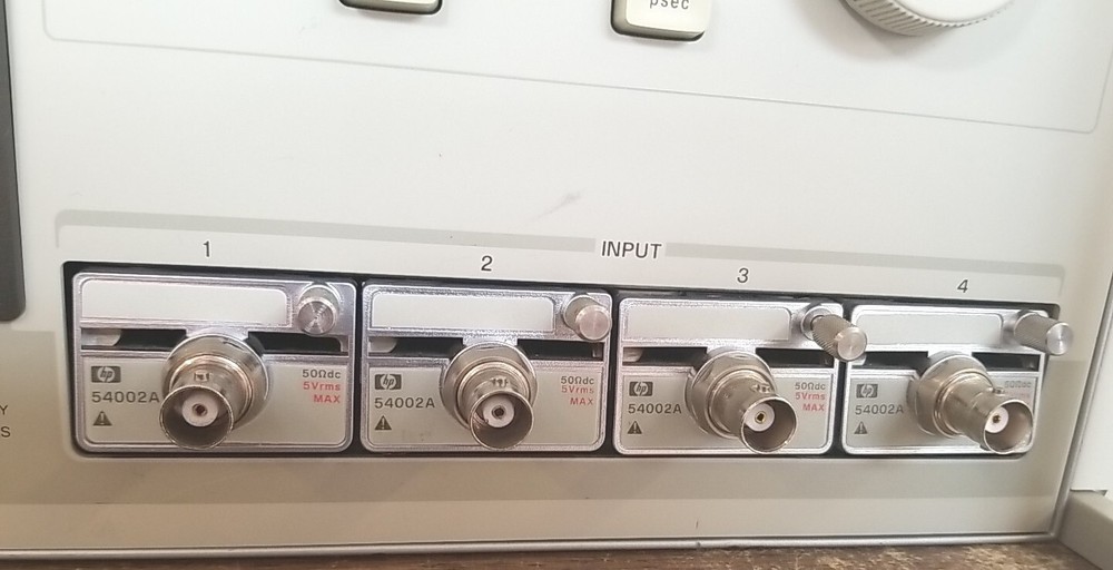 HP 54110D Digitizing Oscilloscope W/ (4x) 54002A. *READ⬇️*