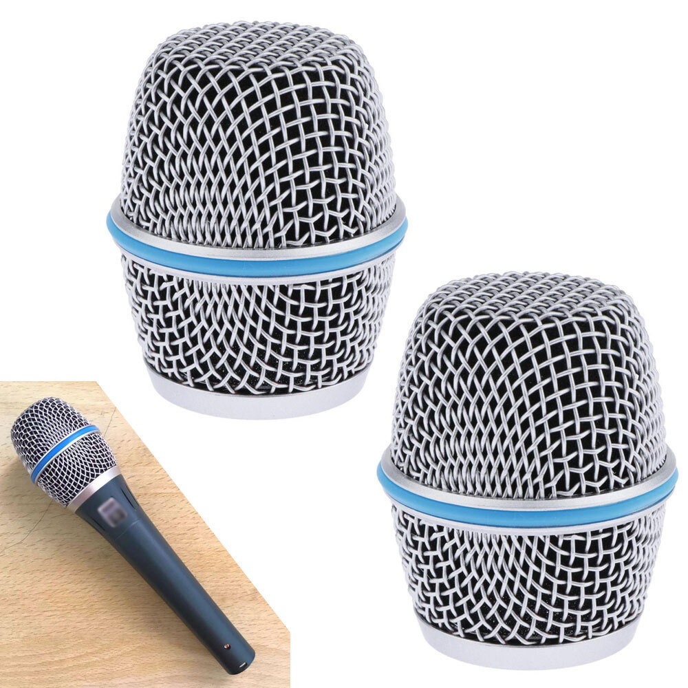 2PCS Microphone Grille Head Mesh Fits For Shure Beta 87A Replacement NEW ##