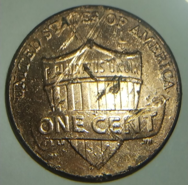 2020 D LINCOLN SHIELD CENT/DIE BREAK/DIE CHIPS