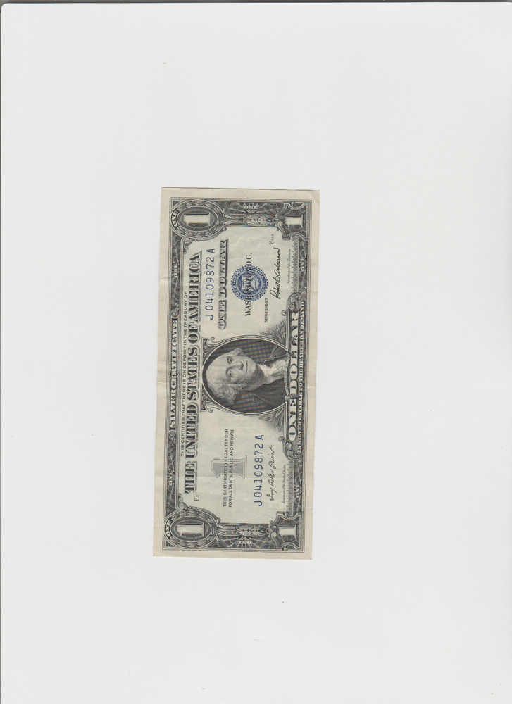 Lightly Circulated 1957 Silver Certificate