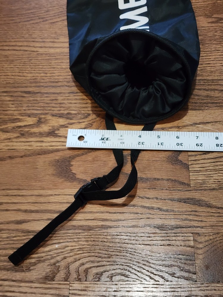 Lime Weatherproof Bungee Pouch – Collection Pouch / Sack Hook & Loop Bottom