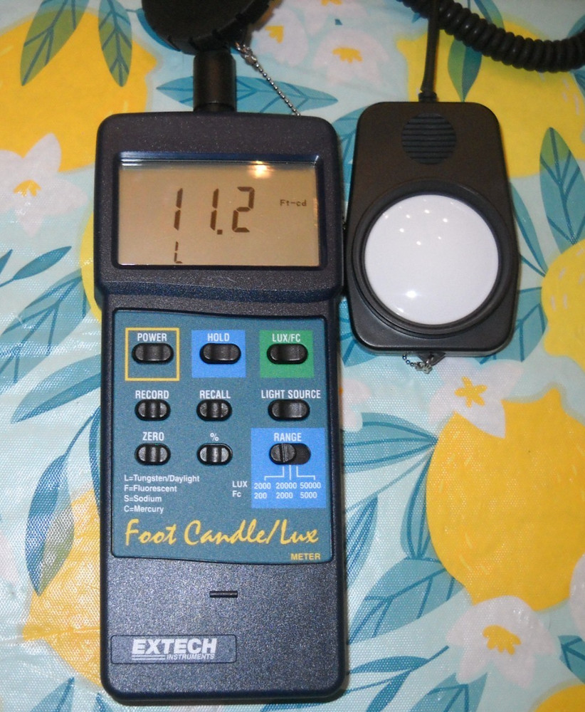 Extech 407026 Foot Candle/Lux Heavy Duty Light Meter