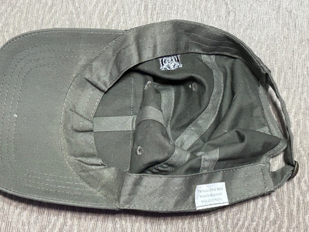 Special Forces Strap back embroidered Loopfront Distressed Green One size