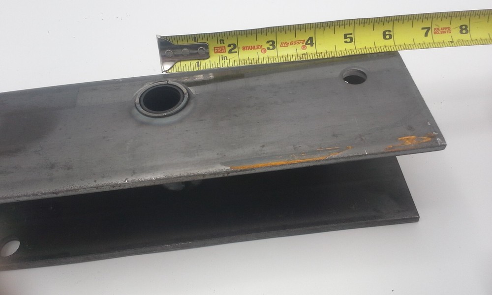 Equalizer for 2" Wide Slipper Springs 12" Long 7/8" Center Hole W/ Nuts & Bolts