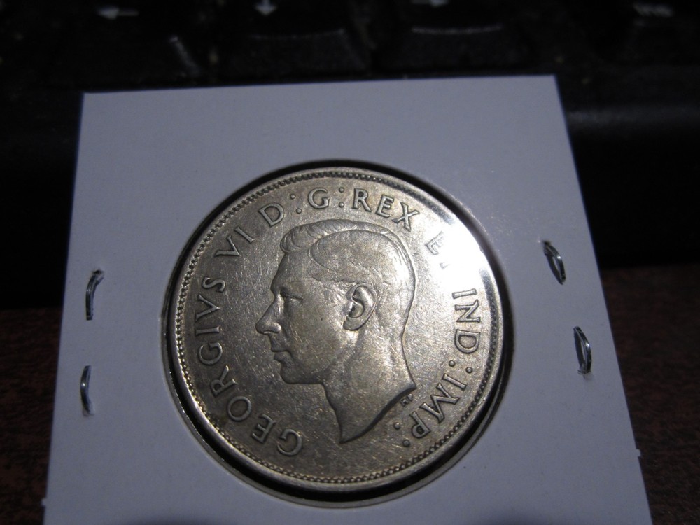1937 - Canada half dollar - Silver - Canadian 50 cent
