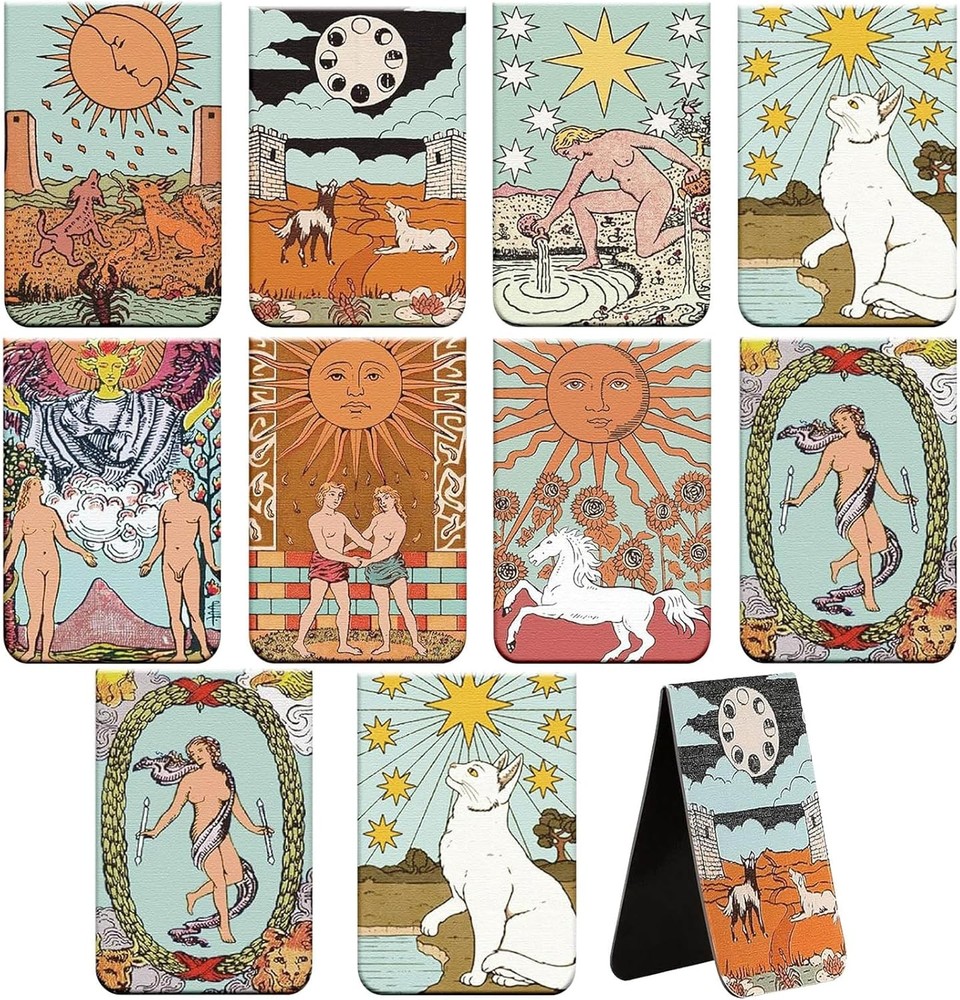 tarot magnetic bookmarks page marker set