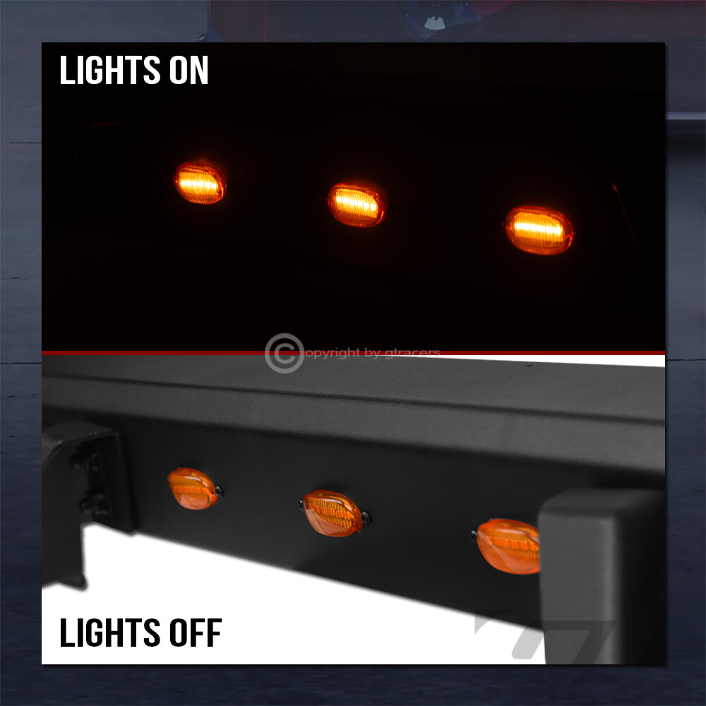 For 2009-2018 Ram 1500 Quad/Extended Matte Black Modular LED Drop Step Nerf Bars