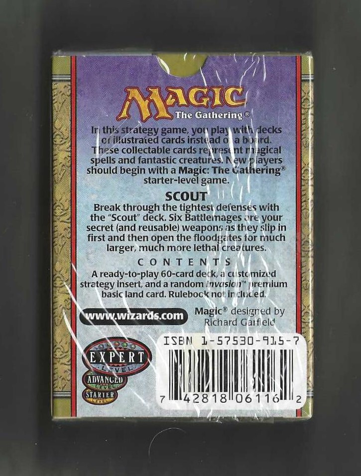 MTG Planeshift BARRAGE Deck--Factory Sealed--Plus BCW Deck Guards
