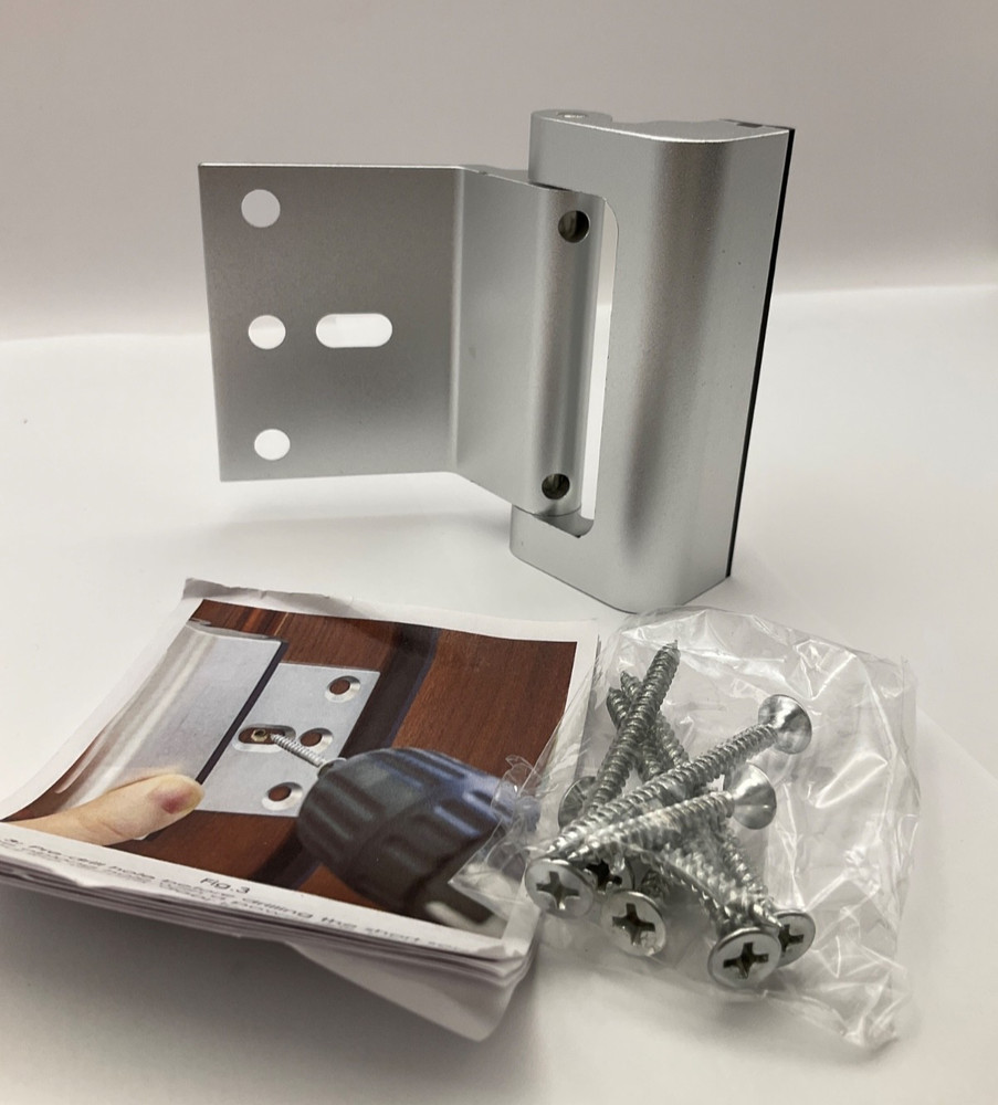 EverPlus Home Security Door Lock with 8 Screws, Childproof Silver