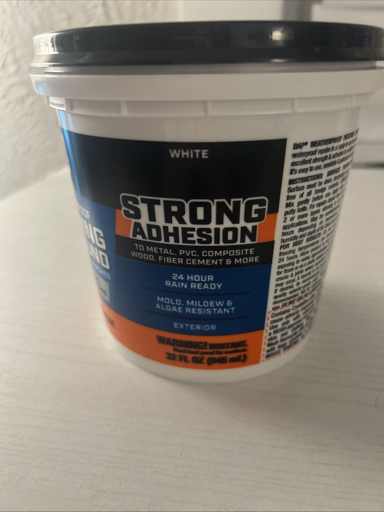 DAP Weatherproof Patching Compound: 32 fl. oz. (White)