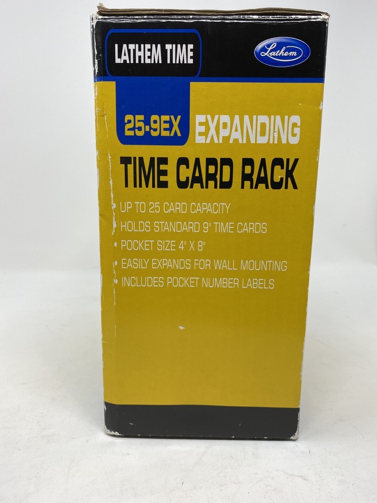 Lathem Time Expandable Time Card Rack