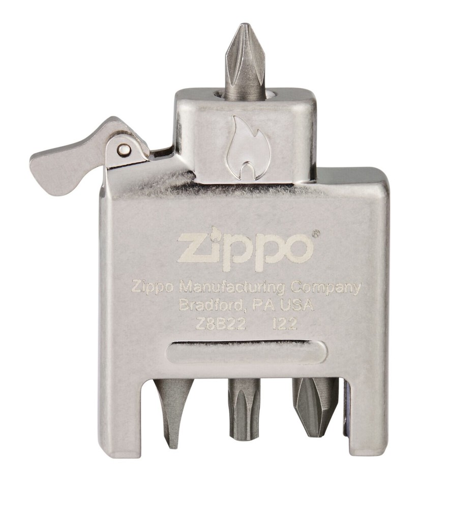 Zippo Bit Safe 4-in-1 Screwdriver Lighter Insert, 65701 New In Box
