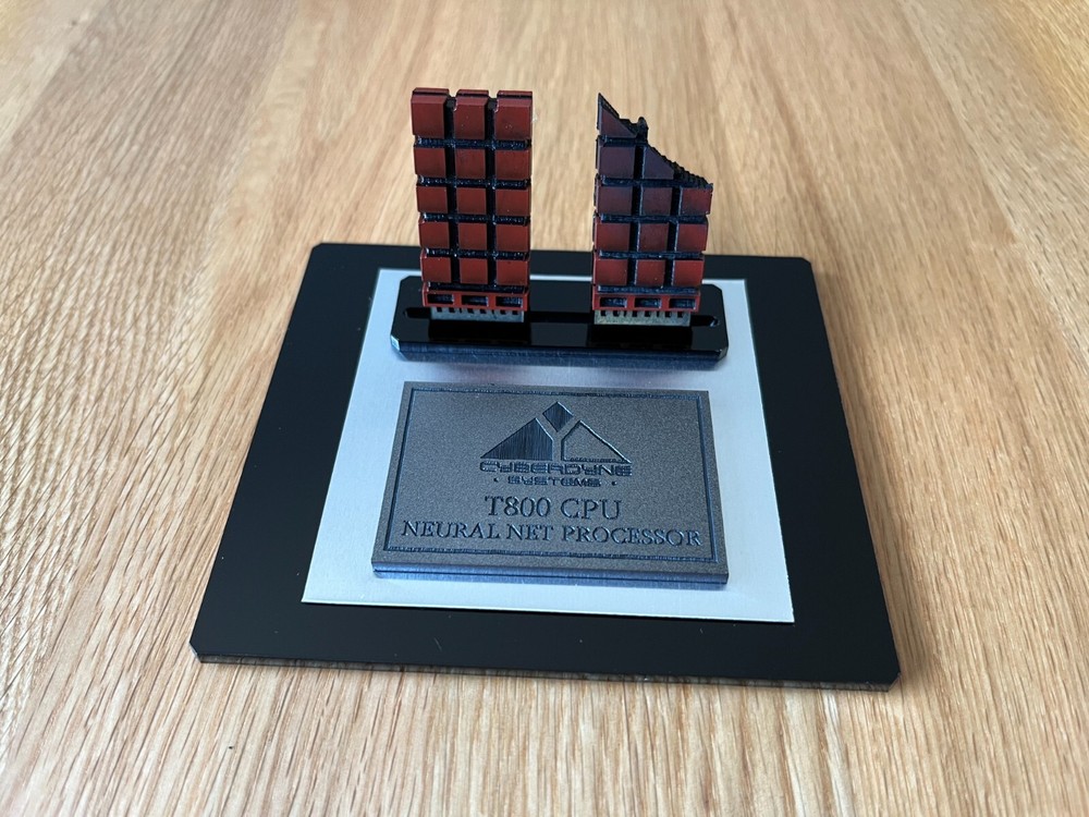 Terminator T-800 CPU Brain Chips Prop Replica