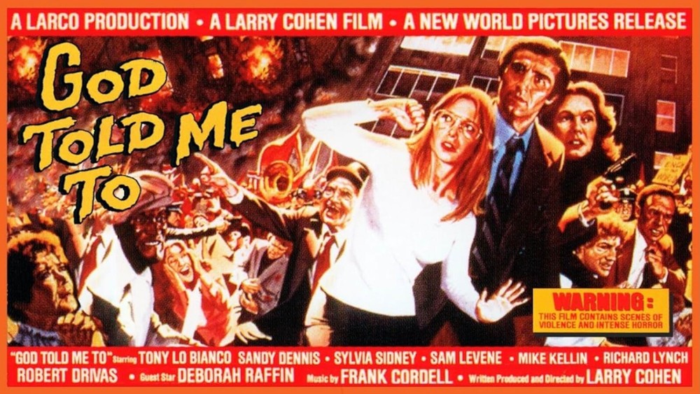 SAM LEVENE Original 1976 Final Script GOD TOLD ME TO Larry Cohen Screenplay