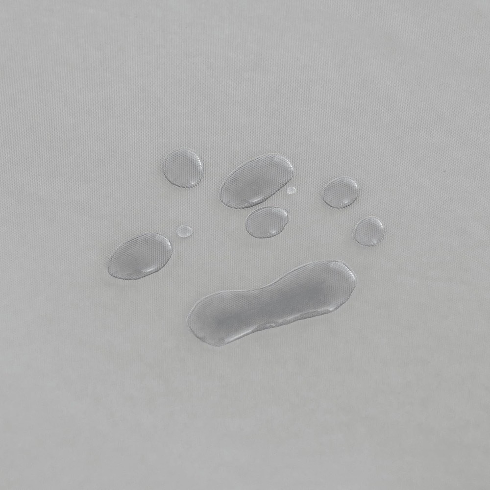 Vinyl Tablecloth with Flannel Backing for 84" x 60" (Rectangular) Light Grey