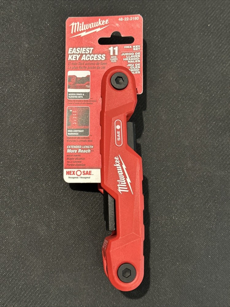 Milwaukee SAE Hex Key Set 48-22-2180