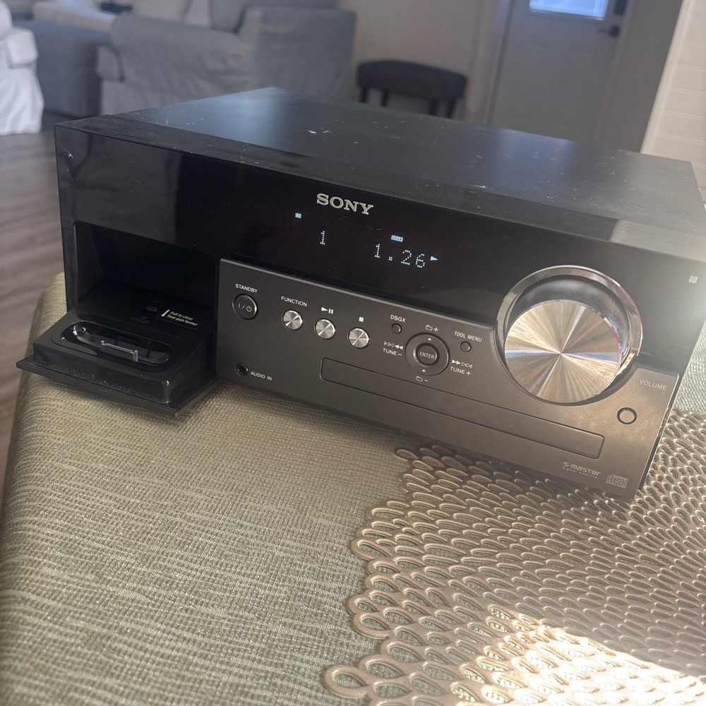 Sony CMT-MX500i Desktop Micro System W/ iPod Dock Deck Cd Player