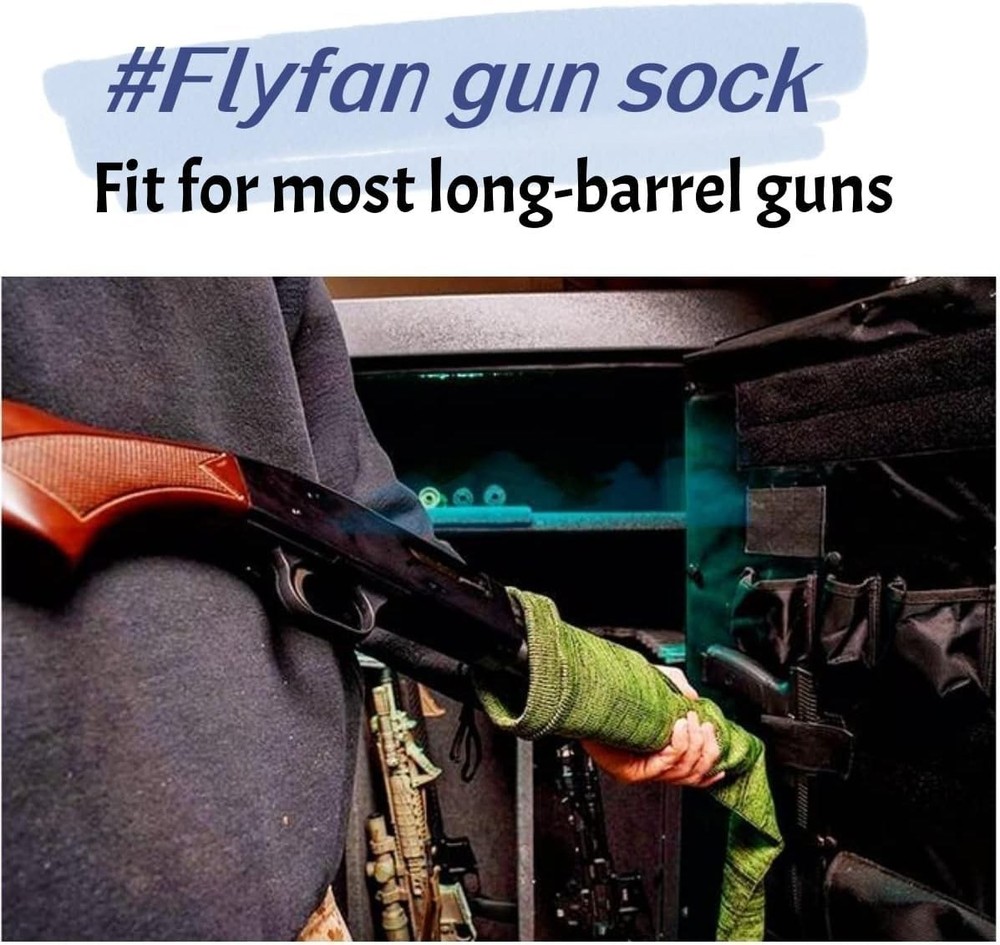 Versatile 52 Inch Gun Socks - Stretchable and Soft Fabric for Firearm Protection