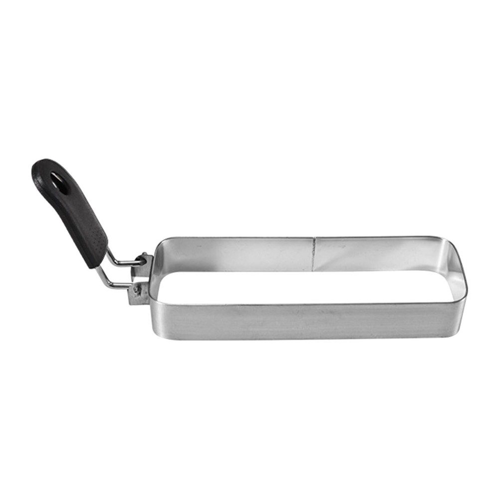 Fried Egg Ring Muffin Omelette Ring for Griddle Pan with Handle Rectangle