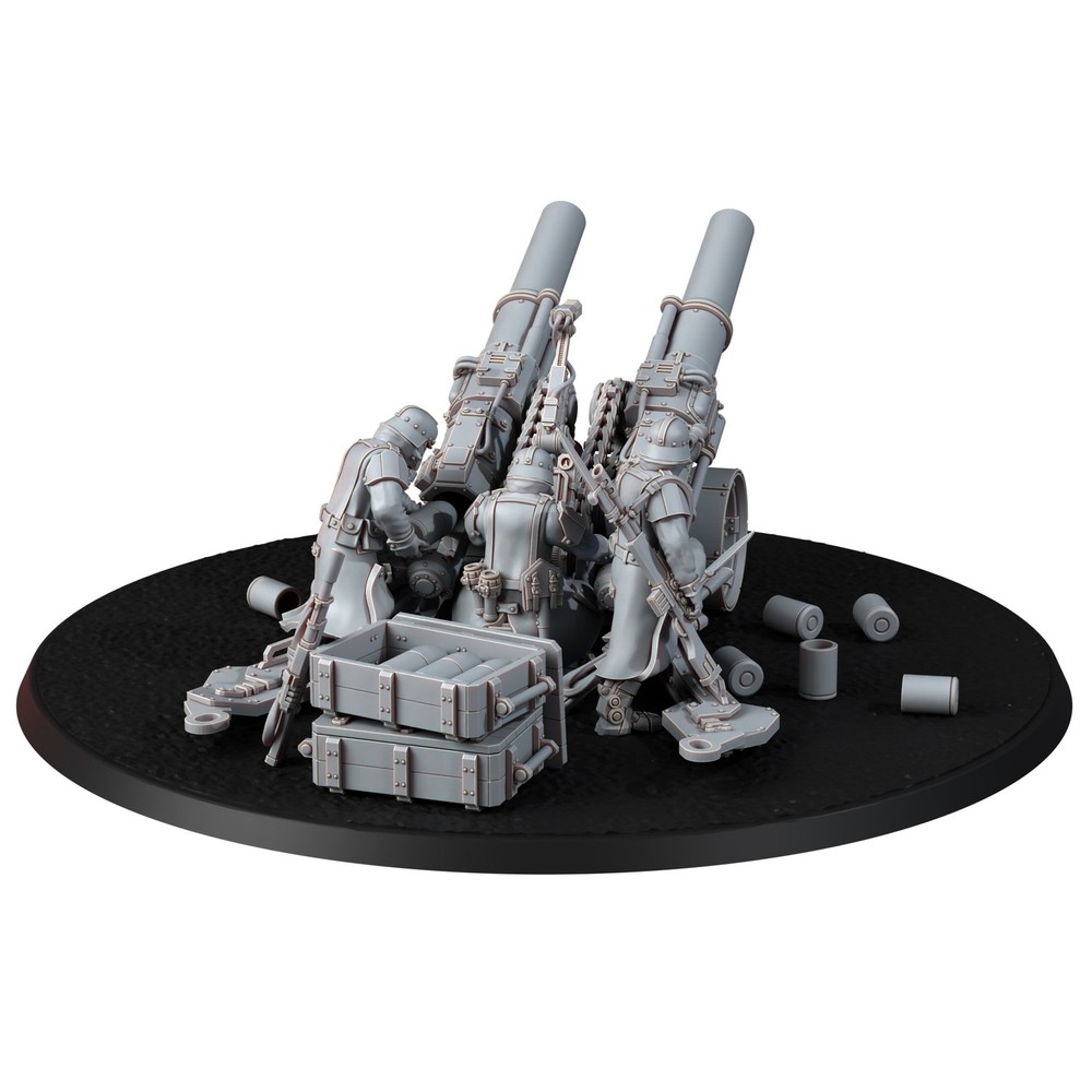 DEATH DIVISION SIEGE CANNON WITH CREW