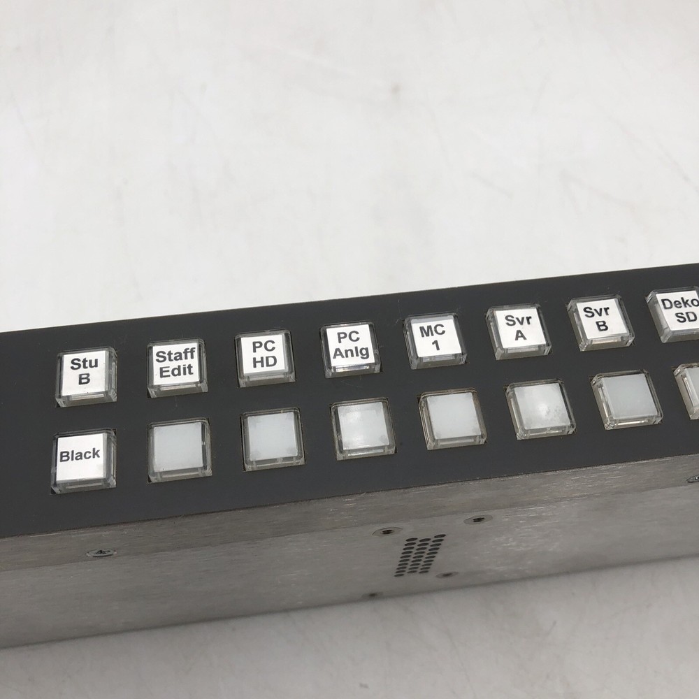 USED Grass Valley - Encore BPS Control Panel POWERS ON AS IS READ F