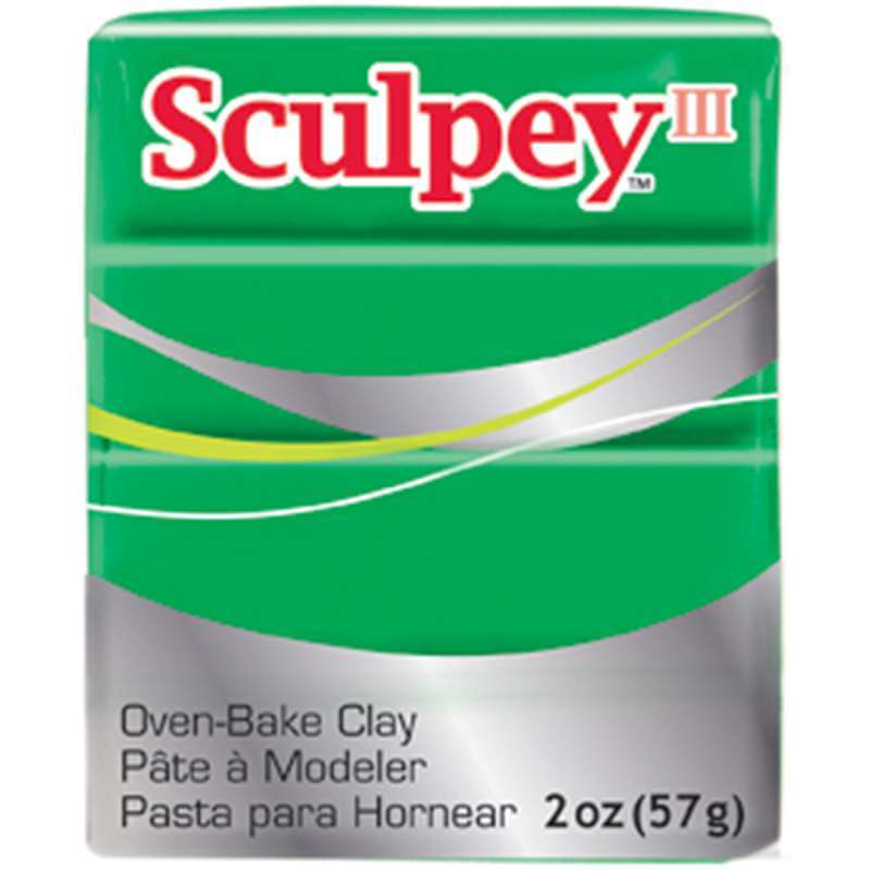 Sculpey III Polymer Clay 2oz Emerald