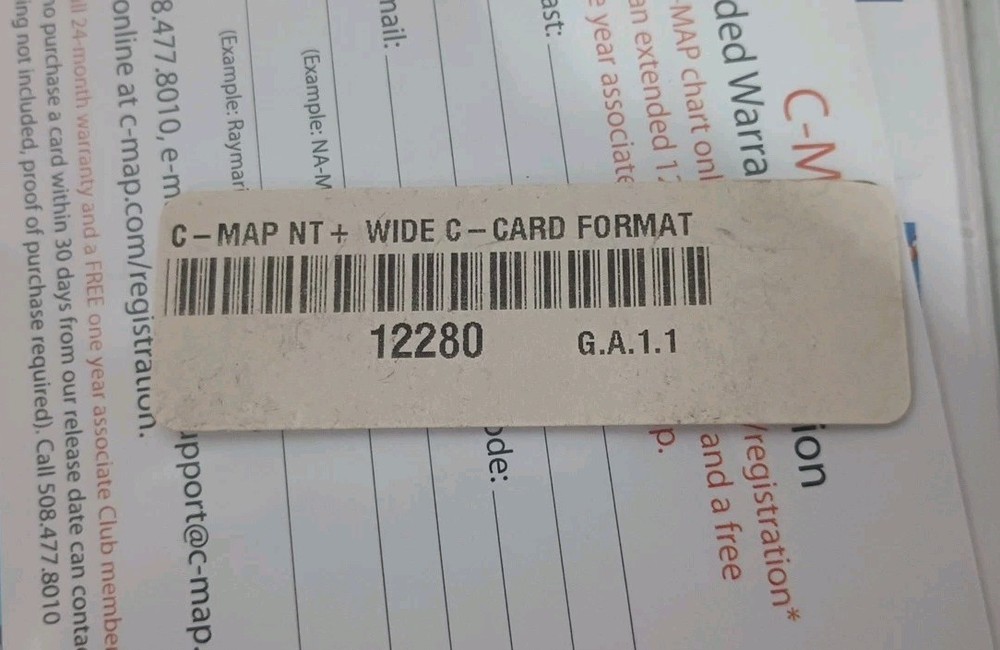 C-MAP NA-C205 NT+ C-Card Electronic Chart Map