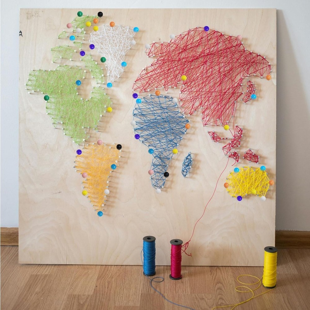 Colored Push Pins set 600 PCS Round Map Tacks for Board set mixed