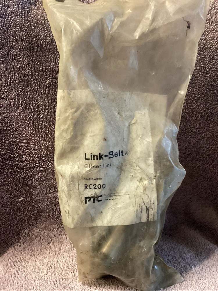LINK-BELT …RC200…COTTERED….OFFSET LINK….NOS 😀