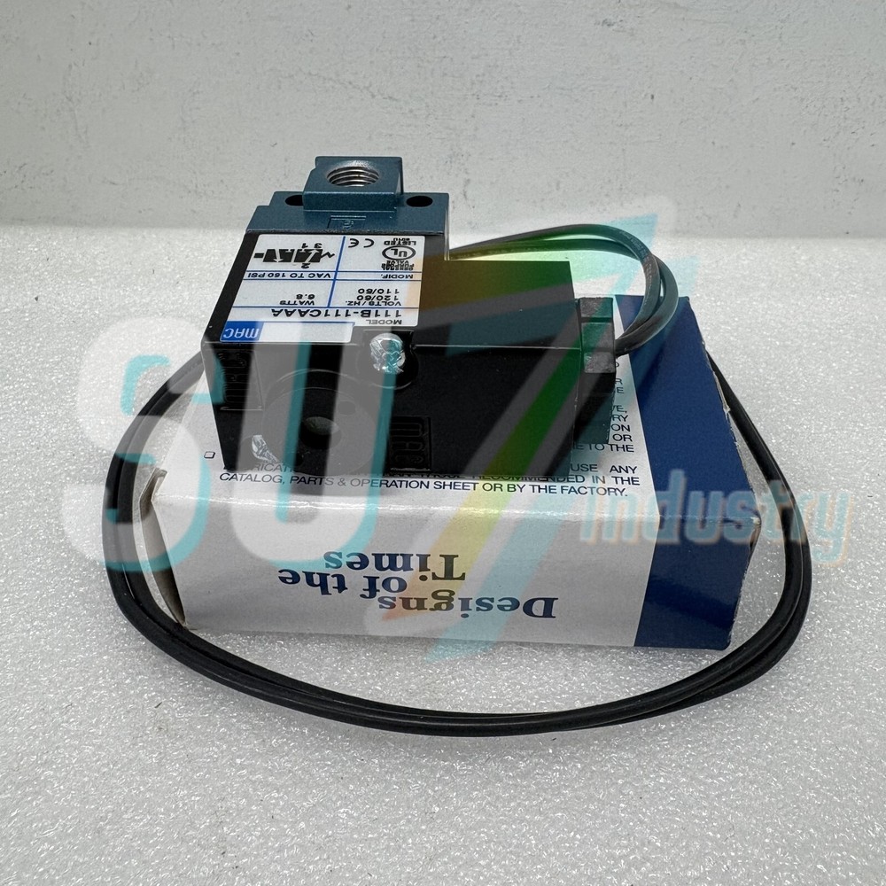 1PCS NEW MAC 111B-111CAAA solenoid valve# In Box 111B-111CAAA 111B-111CAAA ###