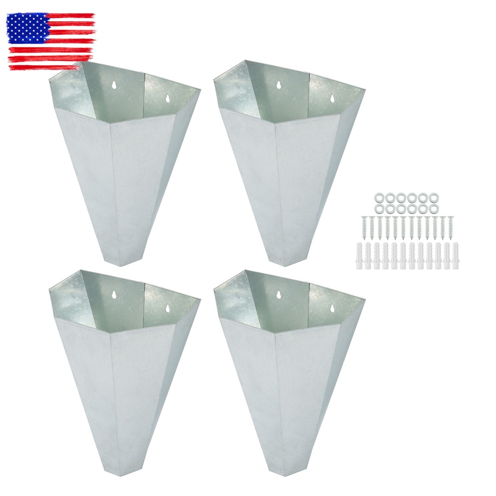 4×Metal Medium Chicken Cone Poultry Restraining and Processing Tool for Poultry