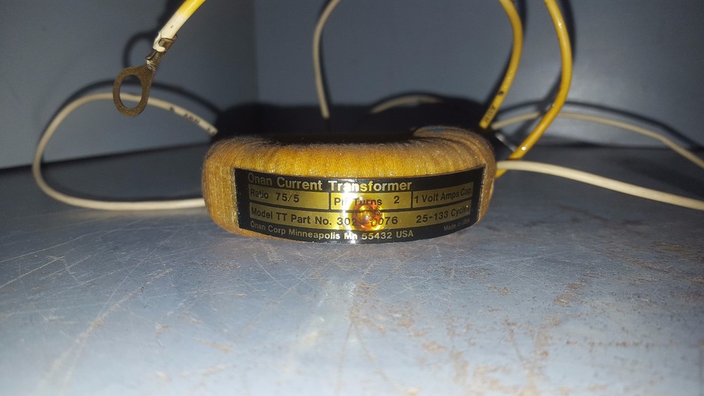 Onan Current Transformer, 75/5, Model TT, 302-0076