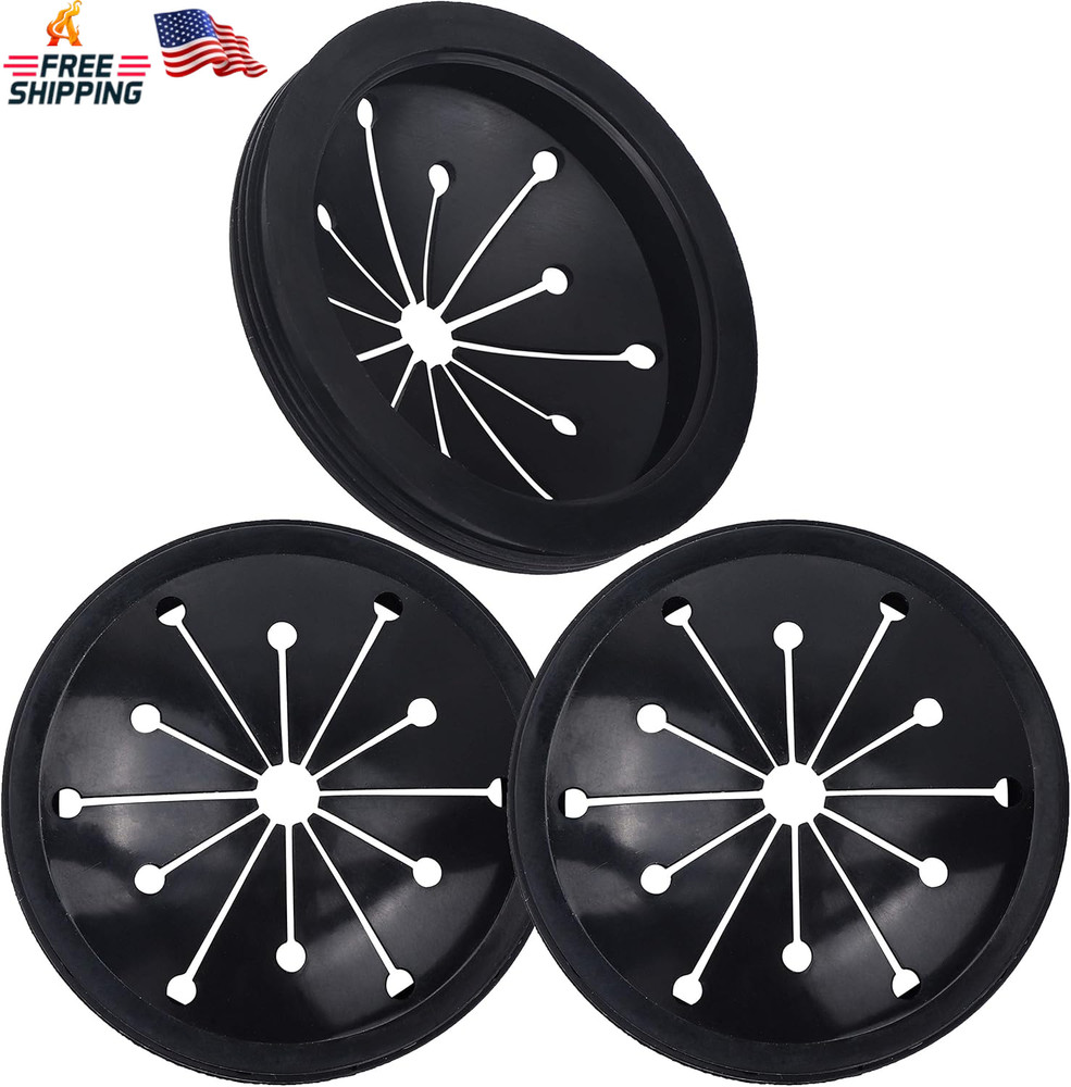 3 Pcs Garbage Disposal Splash Guards Sink Baffle Disposal Replacement Multi-Func