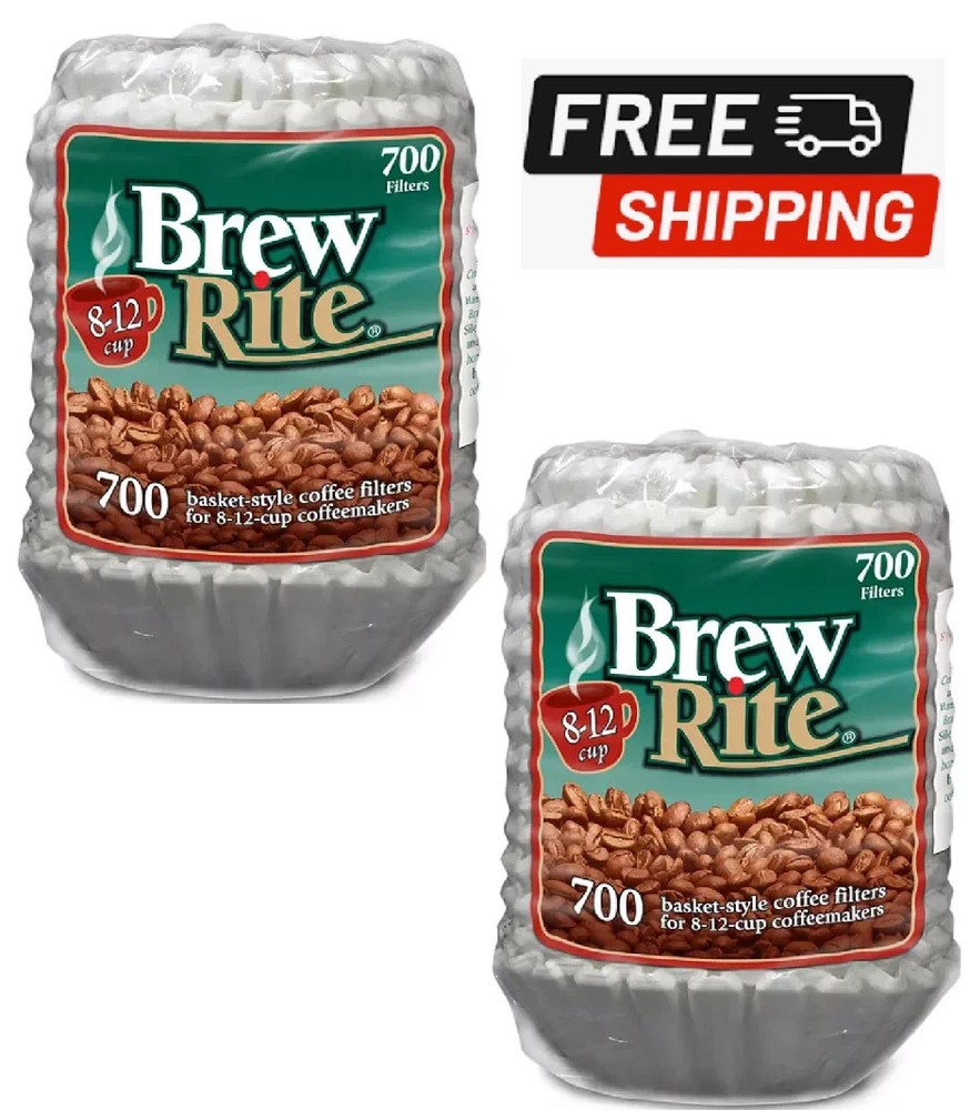 2-PACK Brew Rite Coffee Filter 8-12 Cups (700 ct.)