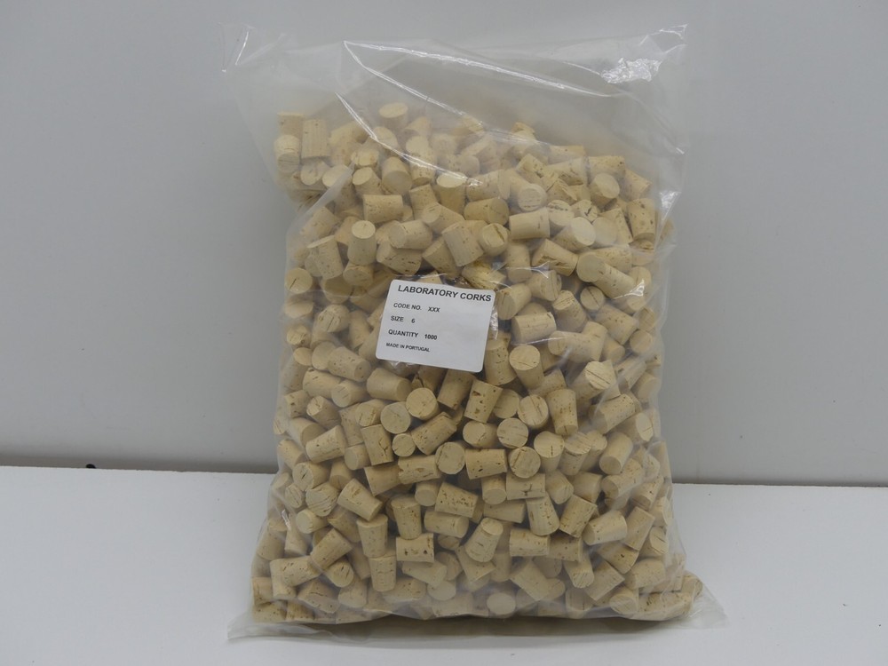Caplugs Laboratory Corks Size 6 QTY 1000
