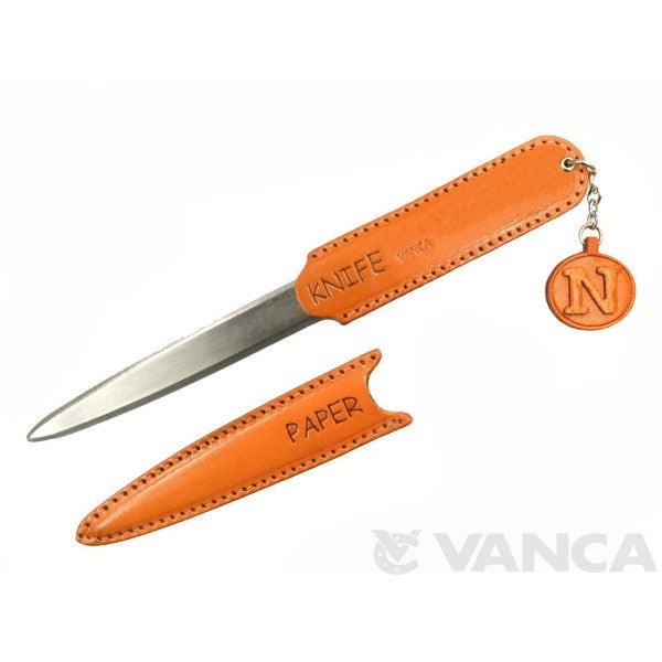 Initial G Leather Paper Knife