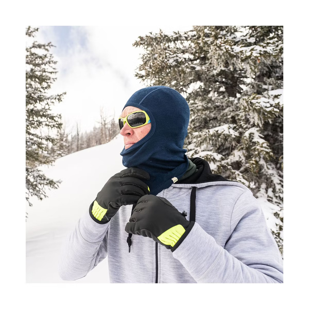 Minus 33 Balaclava Blue Solid 100% Merino Wool