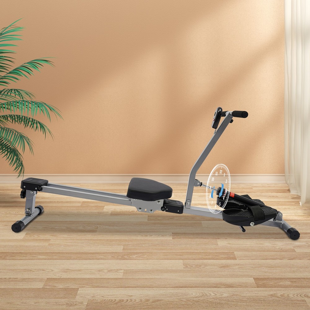 Rowing Foldable Rowing Exercise Machine Hydraulic Rowing Machine LED Meter HOT!