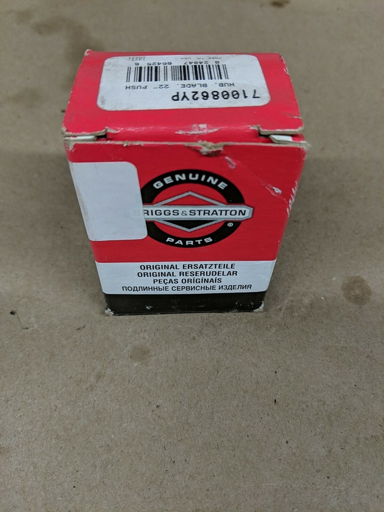 Briggs & Stratton OEM 7100862YP replacement hub, blade, 22" push