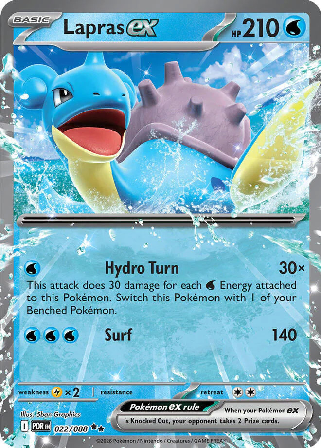 Lapras ex (022/088) [Mega Evolution: Perfect Order]