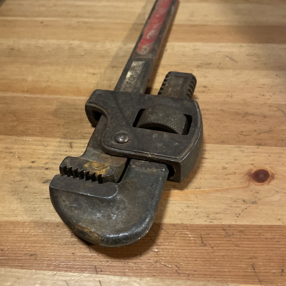 Witherby 14” Monkey Wrench Pipe Wrench Vintage Spain Tools