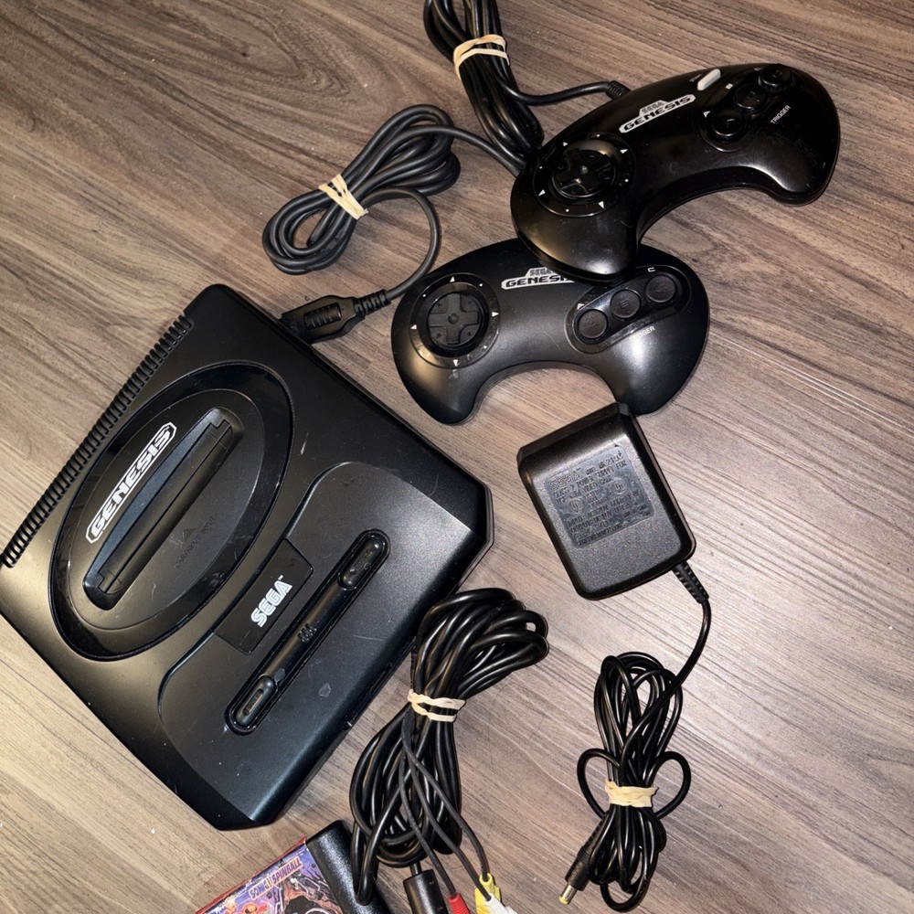 Sega Genesis MK-1631 Console System Model 2 Original. Tested and Working